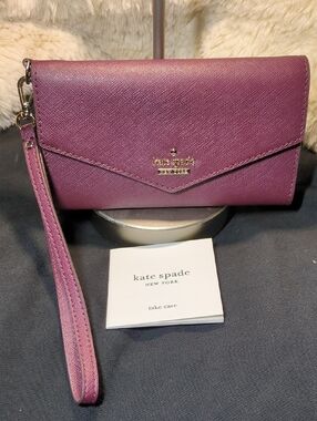 kate spade Plum Envelope Wristlet in Deep Berry Low Low Price NOW ONLY $35 WOW
